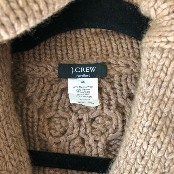J Crew Cable Knit Button Sweater Size XS - Picture 5 of 5